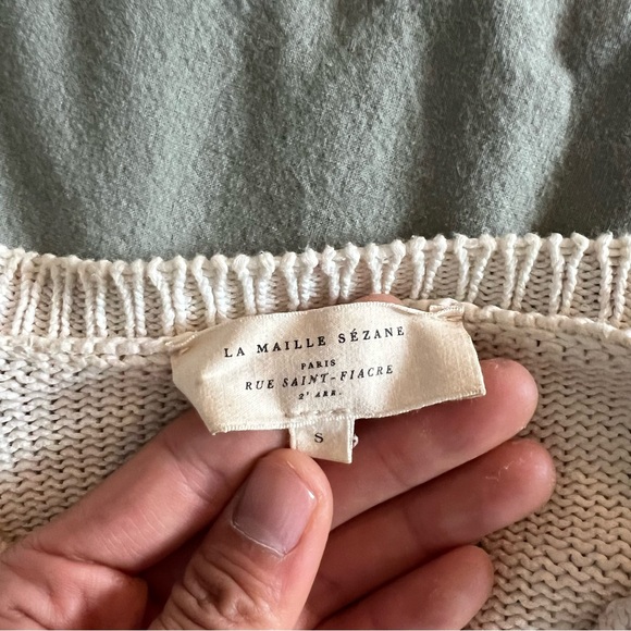 Sezane Leontine Sweater, Ecru, Small - Picture 4 of 6